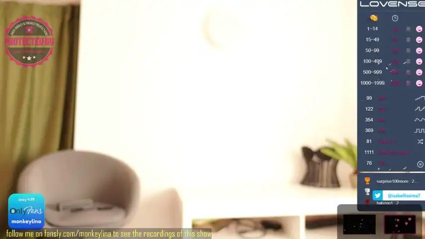 Monkeylina - Chaturbate Hot Show Video - 2025 02-07 07:16:55